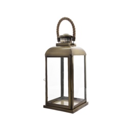 Kaemingk Stainless Steel Lantern - 56cm - STX-357806 