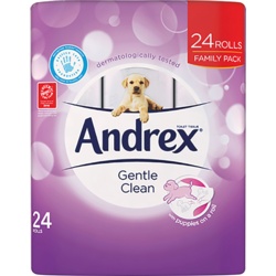 Andrex Puppies On A Roll - Toilet Roll - 24 Pack - STX-357889 