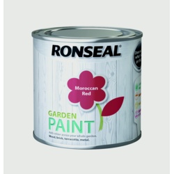 Ronseal Garden Paint 250ml - Moroccan Red - STX-358039 