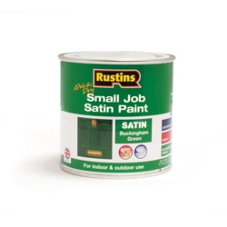 Rustins Quick Dry Small Job Satin 250ml - Buckingham Green - STX-358077 