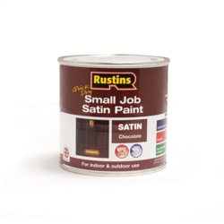Rustins Quick Dry Small Job Satin 250ml - Chocolate - STX-358080 