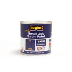 Rustins Quick Dry Small Job Satin 250ml - Oxford Blue - STX-358081 
