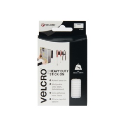 VELCRO® Brand Heavy Duty Stick On Strips - 50mmx100mm 2 Sets White - STX-358369 