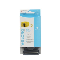 VELCRO® Brand Wide Strap Weatherproof - 50mm x 92cm Black - STX-358381 