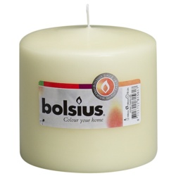 Bolsius Pillar Candle Single 100mm - Ivory - STX-358541 