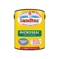 Sandtex Smooth Masonry 5L - Vermont Grey - STX-359289 