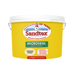 Sandtex Smooth Masonry 10L - Cornish Cream - STX-359291 
