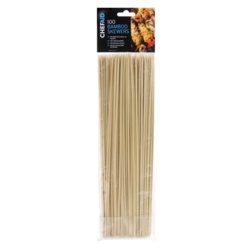 Chef Aid Bamboo Skewers (Pack of 100) - 30.5cm - STX-359740 
