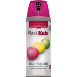 PlastiKote Fluorescent Spray Paint - Pink - 400ml - STX-361876 