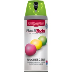PlastiKote Fluorescent Spray Paint - Green - 400ml - STX-361961 