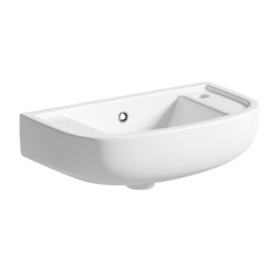 SP Cloakroom Collection Wall Basin 500mm - W - 500mm H - 180mm D - 300mm - STX-362056 