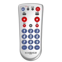 Vivanco Big Button Remote Control - STX-362412 