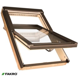 Fakro Pine Centre Pivot Window - 55 x 78cm - STX-362681 