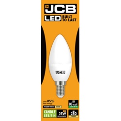 JCB LED Candle 250lm Opal 3w - E14 2700k - STX-363019 
