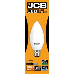 JCB LED Candle 470lm Opal 6w - B22 6500k - STX-363021 