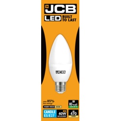 JCB LED Candle 470lm Opal 6w - E27 - STX-363027 