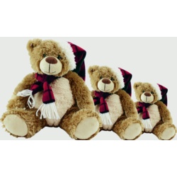 North Pole Christmas Teddy - 12" - STX-363330 