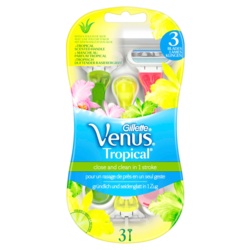 Venus Tropical Disposable Razor - Pack 3 - STX-363368 