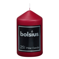 Bolsius Pillar Candle - 98/58 Red - STX-365014 