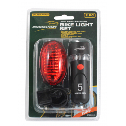 Brookstone Bike Light Set - 2 Piece - STX-365426 