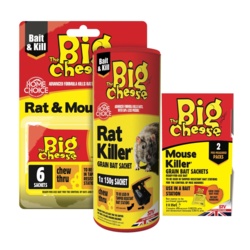 The Big Cheese Rat & Mouse Killer Grain - 6x25g - STX-365884 