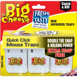 The Big Cheese Quick Click Mouse Traps - 3 Pack - STX-365899 