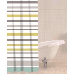 Sabichi Stripe Shower Curtain - Ocean - STX-366902 