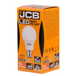 JCB LED A70 - 10W B22 Boxed - STX-367406 