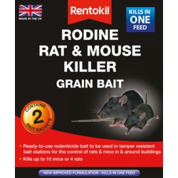Rentokil Rodine Rat & Mouse Killer Grain Bait - 2 Sachet - STX-367415 