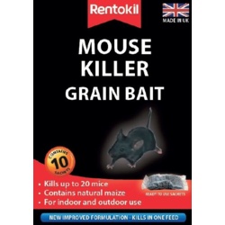 Rentokil Mouse Killer Grain Bait - 10 Sachet - STX-367417 