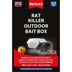 Rentokil Rat Killer Outdoor Bait Box - STX-367421 