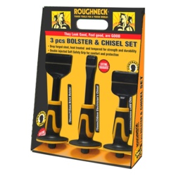 Roughneck Bolster & Chisel Set - 3 Piece Set - STX-367540 