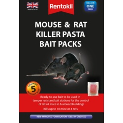 Rentokil Mouse & Rat Killer Pasta Bait - 5 Sachet - STX-367625 