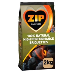 Zip 100% Natural Briquettes - 2kg - STX-367826 