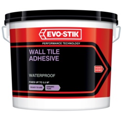 Evo-Stik Tile A Wall Waterproof Adhesive for Ceramic Tiles - Economy 1L - STX-368116 