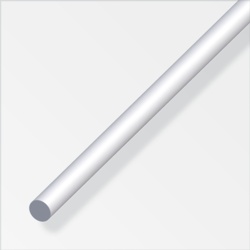 Alfer Round Bar Anodised Aluminium - 4mmx1m - STX-368427 