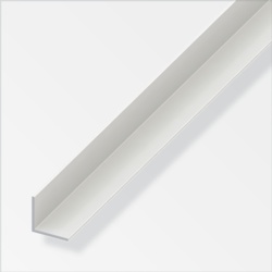 Alfer Equal Angle White PVC - 25mmx25mmx1m - STX-368453 