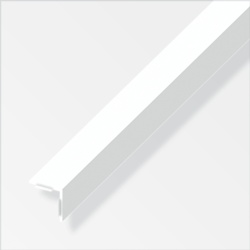 Rothley Alfer Adhesive Angle White PVC - 20mmx20mmx1m - STX-368465 