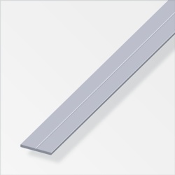 Alfer Flat Bar Raw Aluminium - 19.5mm x 2mm x 1m - STX-368501 