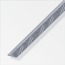Alfer Angle Checkerplate Aluminium - 23.5mm x 23.5mm x 1m - STX-368503 