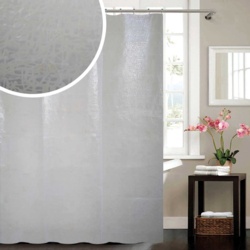 Blue Canyon Frosty Peva Shower Curtain - STX-368968 
