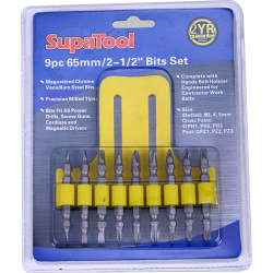 SupaTool Drill/Driver Bit - 9 Piece - STX-369040 