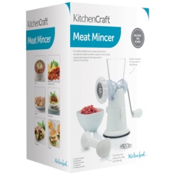 KitchenCraft Mincer With Suction Clamp Fitting - White - STX-369665 