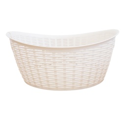 Anika Home 27L Rattan Washing Basket - Cream - STX-370417 