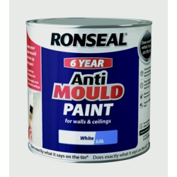 Ronseal 6 Year Anti Mould Paint 2.5L - White Silk - STX-372021 