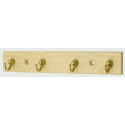 Select Cup Hook Pine Effect Key Tidy - 4 Hook - STX-372333 