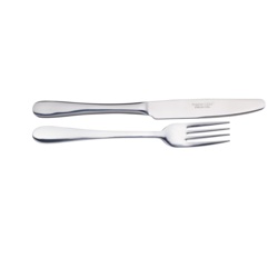 MasterClass Stainless Steel Dinner Knife & Forks - Set 4 - STX-373235 