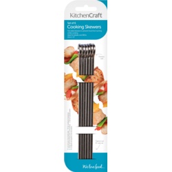 KitchenCraft Flat Sided Stainless Steel Skewers - 20cm Pack 6 - STX-373531 