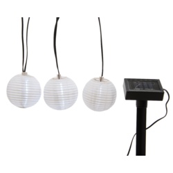 Lumineo LED Chinese Lantern String - 3.5cm Cool White - STX-373716 