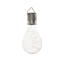 Lumineo LED Solar Bulb Warm White - 14cm - STX-373722 